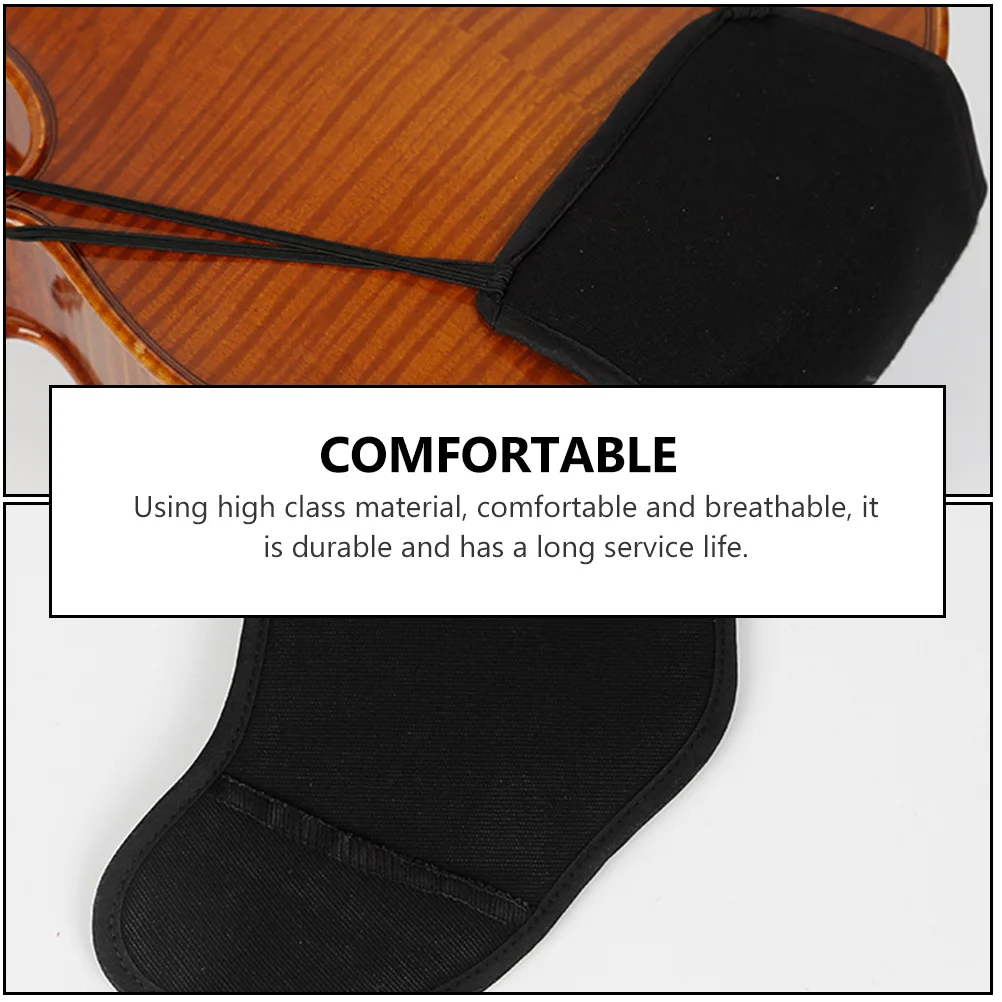 

Chin Rest Pad Violin Chinrest Skin Friendly Musical Instrument Accessories Flannel Shoulder for
