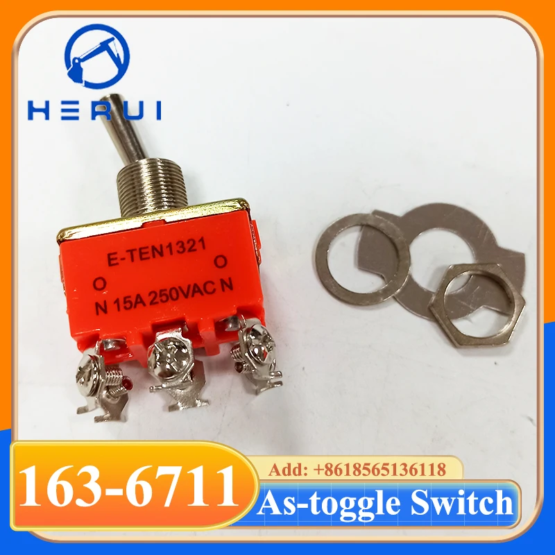 163-6711 1636711 1636710 As-Toggle Switch for E320B E320C E325D Excavator