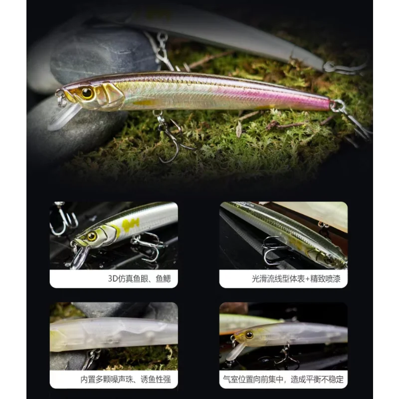 TSUNEKICHI ISSEI GN89 Minnow GC.GN.Minnow 89SR-SP طُعم معلق لصيد الأسماك