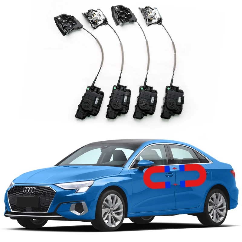 For Audi A3 Electric suction door Automobile refitted automatic locks accessories door Soft Close auto Power tools