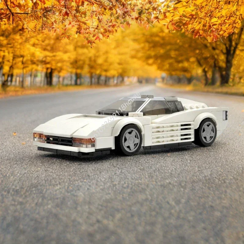 

325PCS Champions SuperCar Ferrarizsa Testarossaxs Miamis Creative Building Blocks DIY Educational Toy City Christmas Gifts