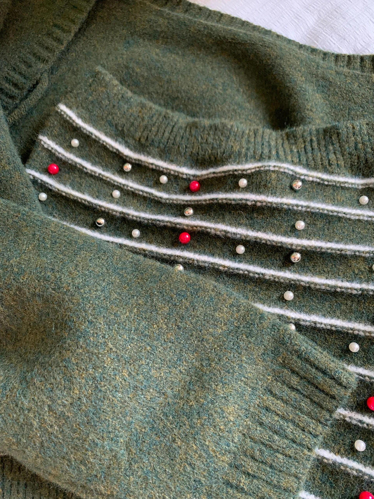 Koreaanse Sle zachte gebreide set met riem innerlijke slijtage Cisas thema winter warme hoge taille broek gestreept patroon Faion set