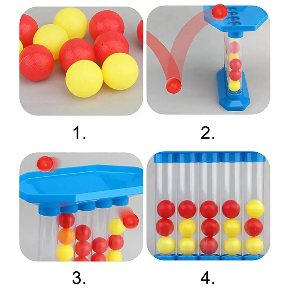 Fun Bouncing Ball, Parent Child Leisure Interactive Puzzle Game, Table Game Bouncing 4 Consecutive Balls