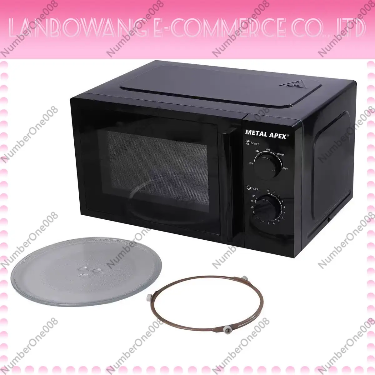 Wholesale 25L EU Plug 220V Digital Microwave Oven Turntable Multifunctional with Timer Preset Stainless Steel