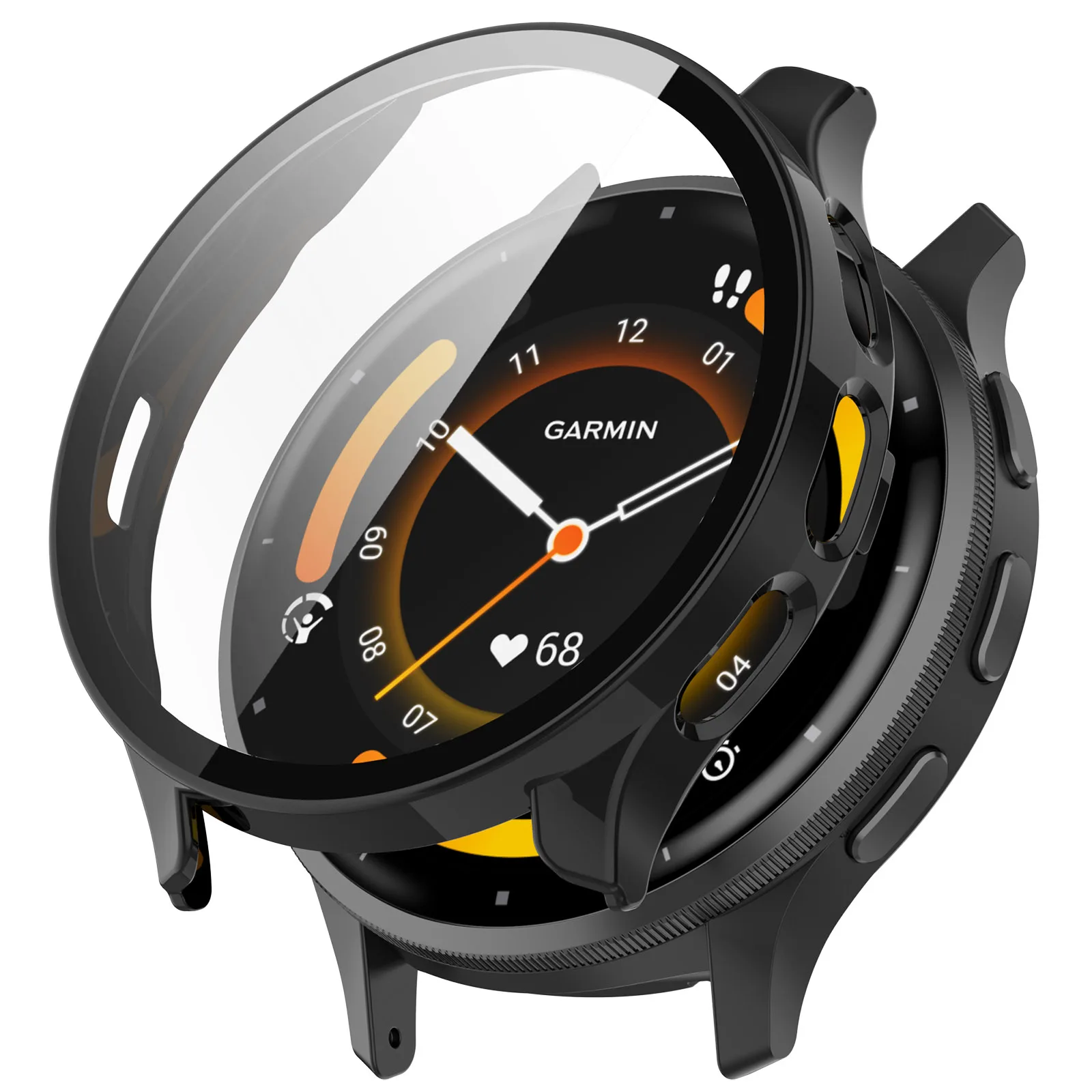 حافظة من الزجاج المقسى لهاتف garmin venu 3/3s ، 9h ، غطاء كامل ، غطاء ، مصد ، واقي شاشة ، ملحقات