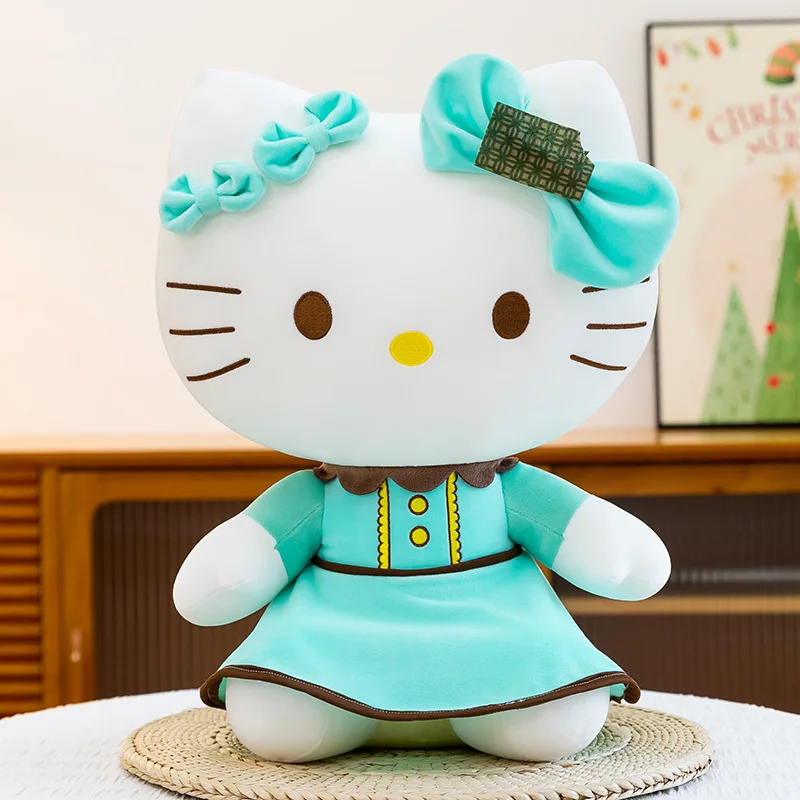 

Милая плюшевая кукла Hello Kitty Sanrio, мягкая игрушка, подушка Kt для взрослых и детей, подарок на день рождения, аниме-тематика, декор для дома