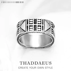 Lucky Ring Ethno Europe Mysticism Fine Jewelry For Women Men,2022 Summer Brand New Vintage 925 Sterling Silver Gift