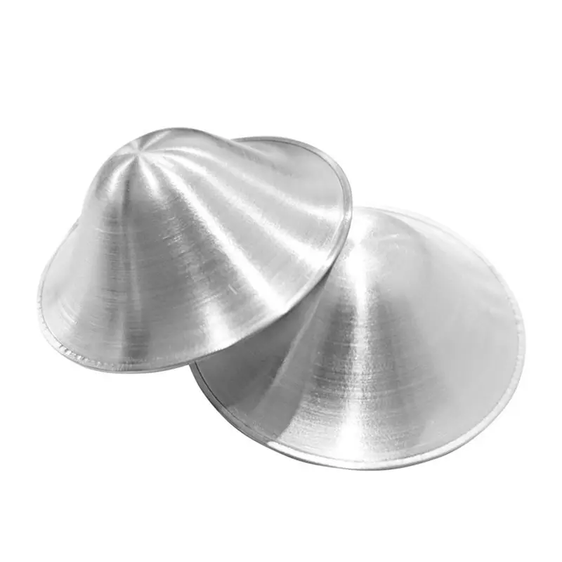 

Серебряные успокаивающие накладки на соски для кормящих мам, незаменимые принадлежности для грудного вскармливания, размер L