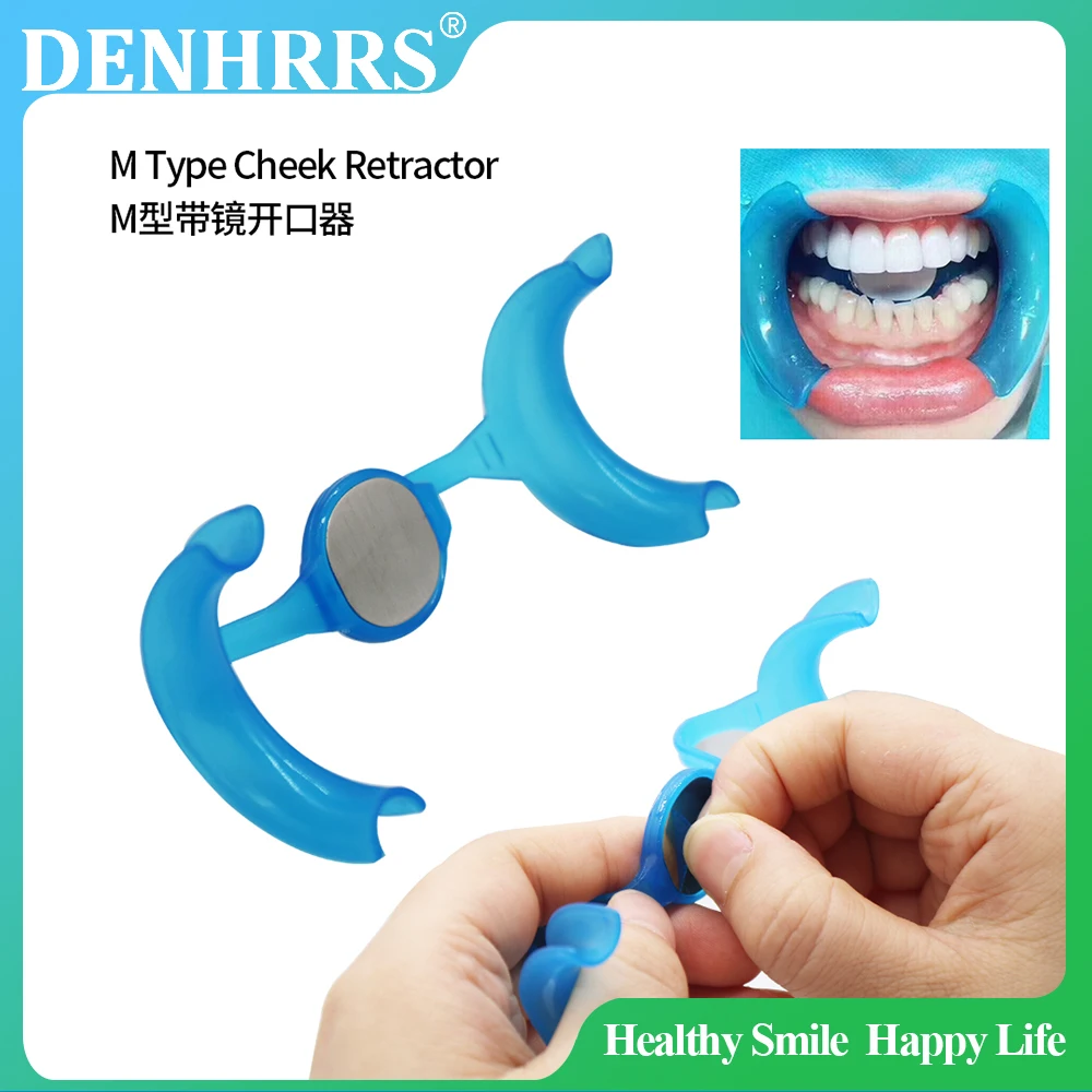 1/5/10 قطعة الأسنان الأسنان M شكل الخد ضام مع مرآة تقويم الأسنان داخل الفم الخد الشفاه الأسنان الفم فتاحة #3