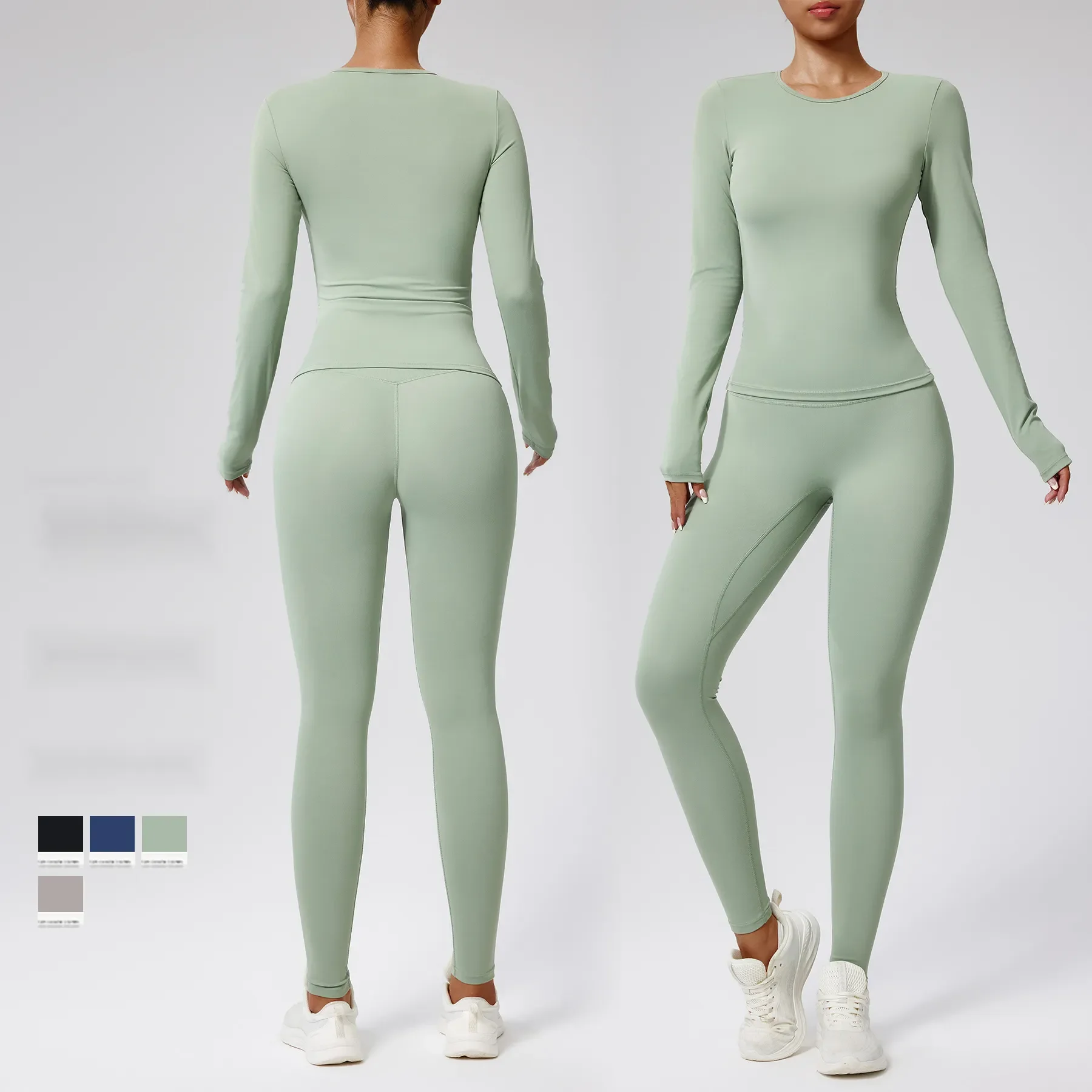 

New Women's Slim Fleece Yoga Set | Quick-Dry Gym Suit for Autumn-Winter | Ideal for Yoga, Fitness & Outdoor Running