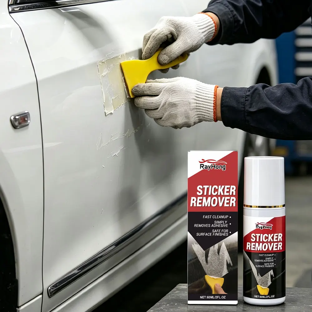 Powerful Glue Remover Spray - Suitable for Quickly Dissolving Adhesive Residues Car Windows Labels Decals Tape Cleaning Stickers
