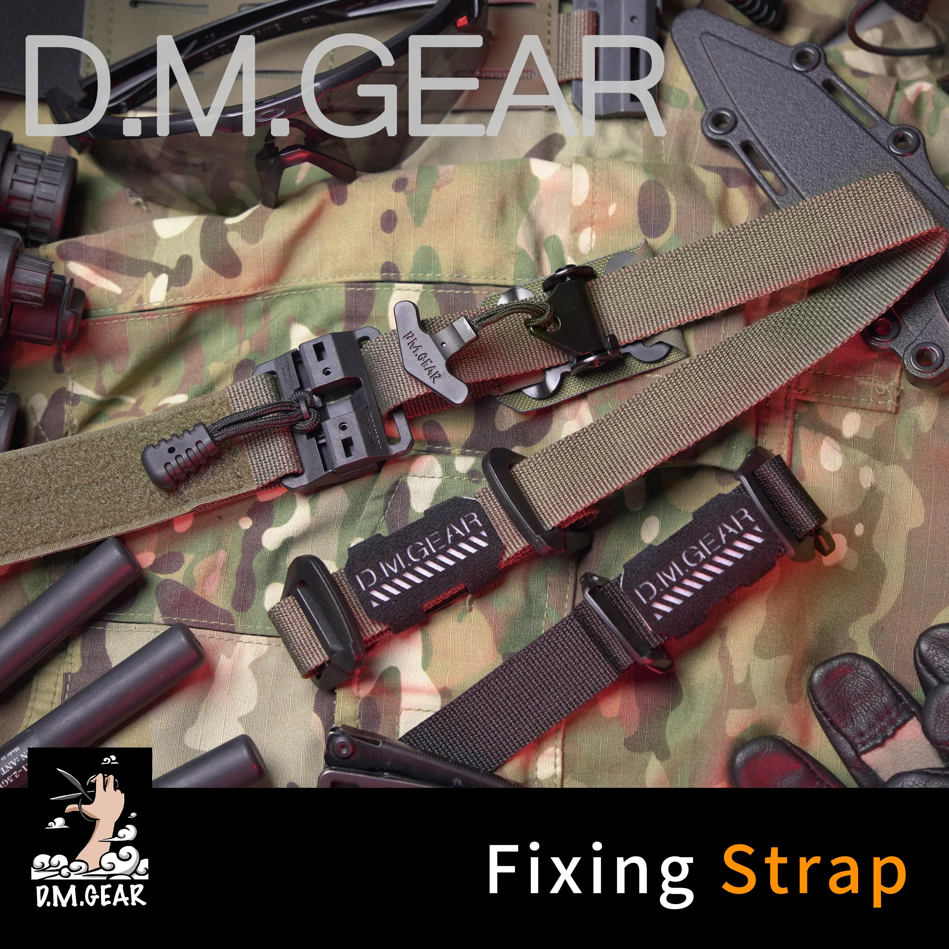 Dmgear Correa de sujeción táctica – Banda fijación Airsoft - imagen 4