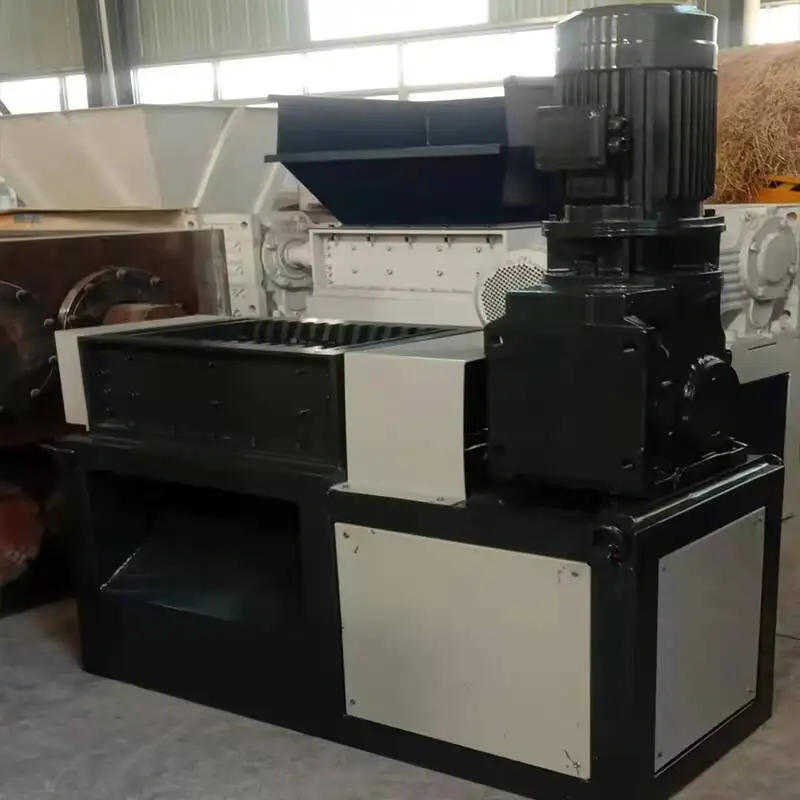 

2025 Large And Small Dual Household Waste Single Shaft Blade Shredder Metal Plastic Industrial Crusher