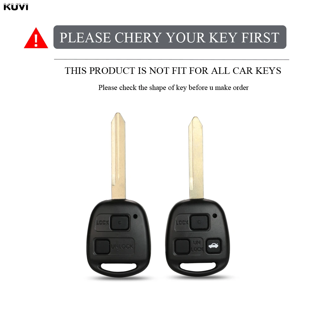 2 3 Buttons Fashion TPU Car Smart Key Case Cover For TOYOTA CAMRY RAV4 Corolla PRADO YARIS Tarago For LEXUS Fob Accessories