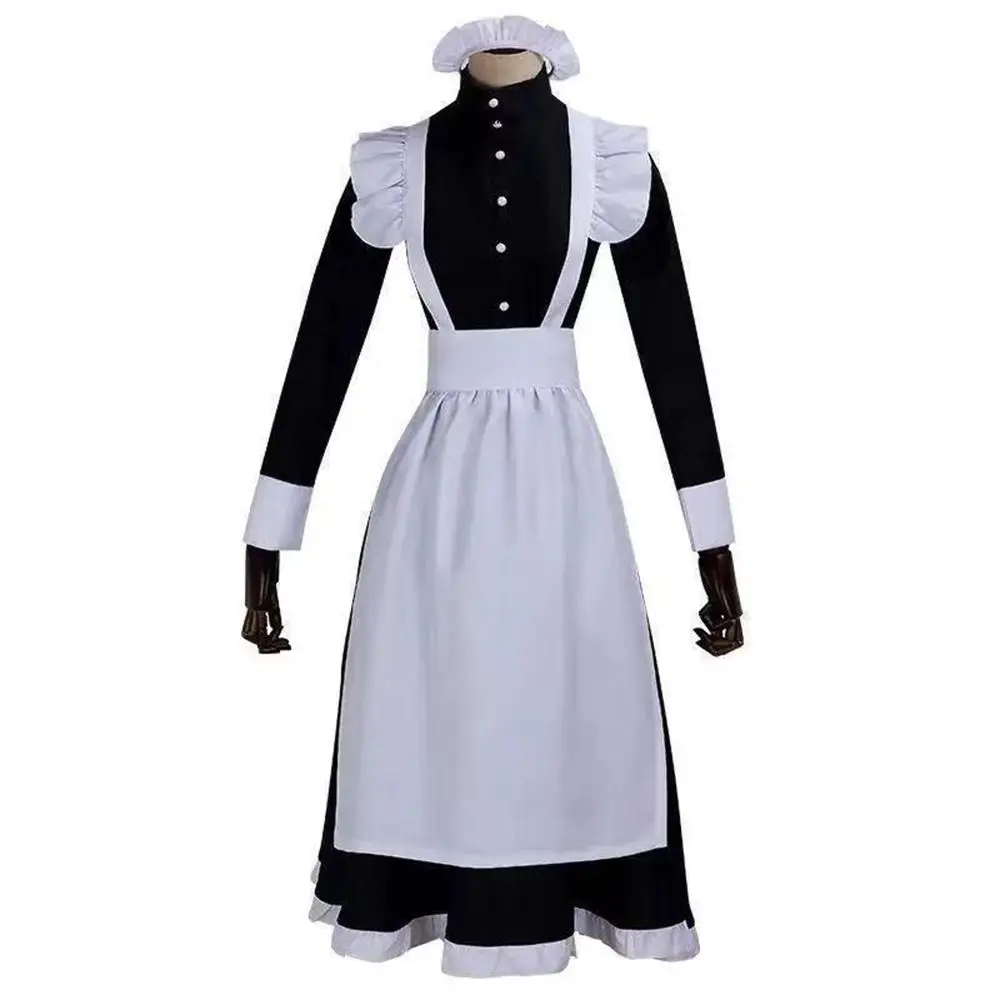 

Lovely Maid Outfit Lolita Style Female Male Cafe Costume Costumes Outfit Maid Costume Cosplay Dress Uniform
