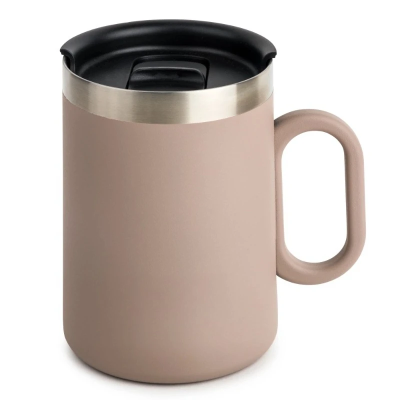 

Stainless Steel Brew Coffee Mug 15 fl oz, Taupe