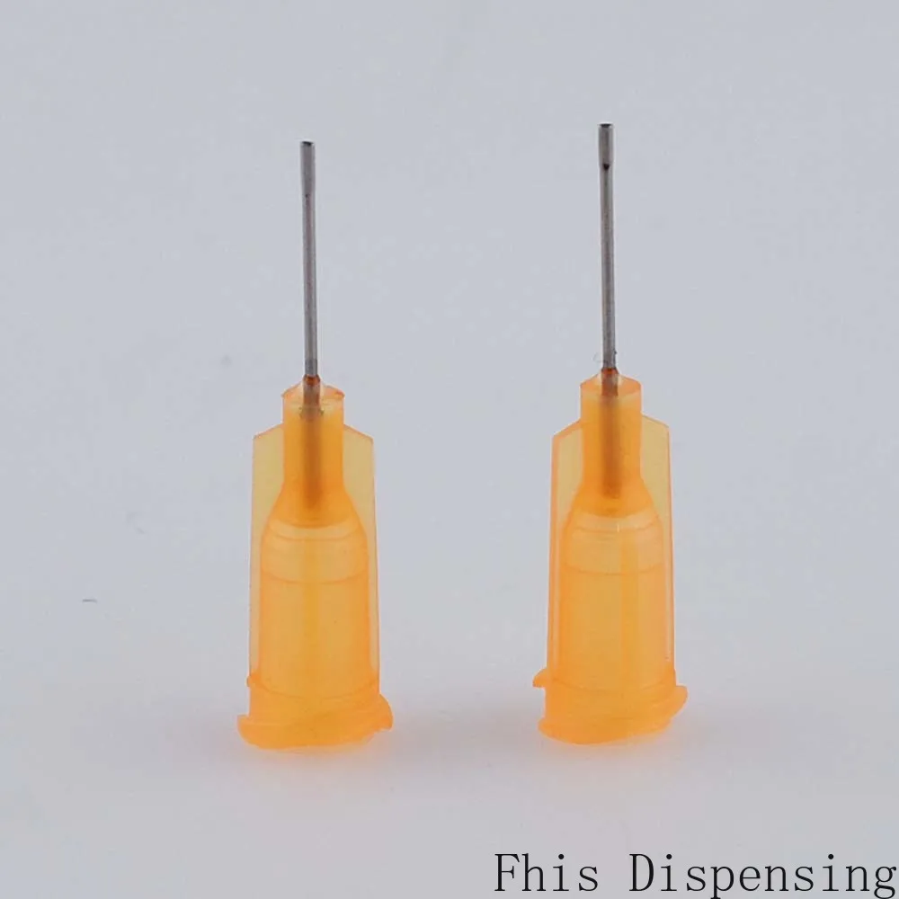 Pack Of 100แบน0.5 "ความยาวท่อ Dispensing เข็ม23G