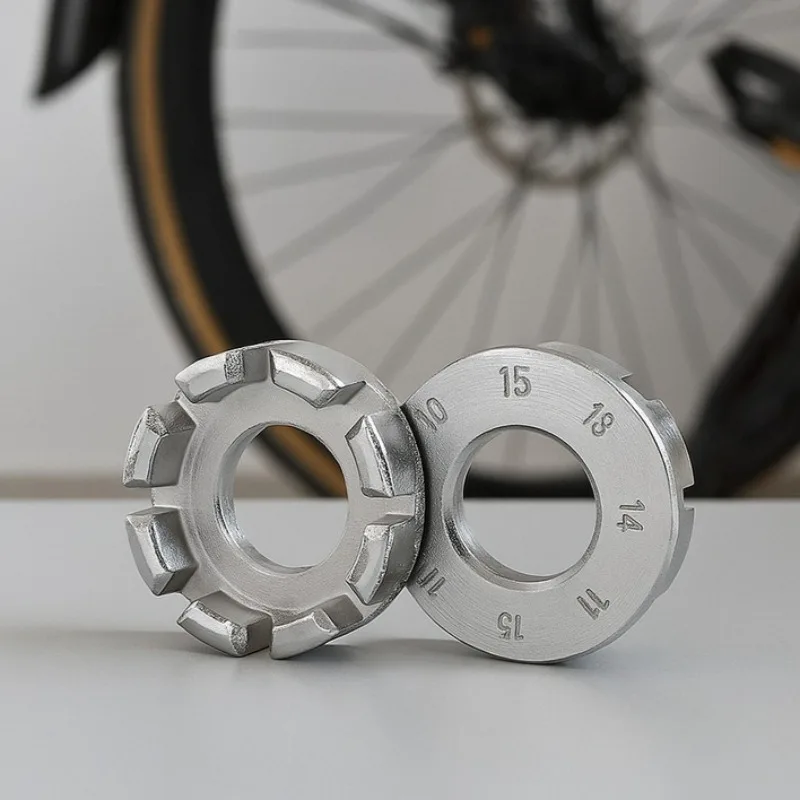 

Ключ для обслуживания спиц, ниппель для спиц, 8-позиционный гаечный ключ, инструмент для ремонта велосипедного колеса, комплект для ремонта проводов