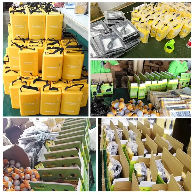 

Solar kit 5W with 3 lights USB FM Other solar related products