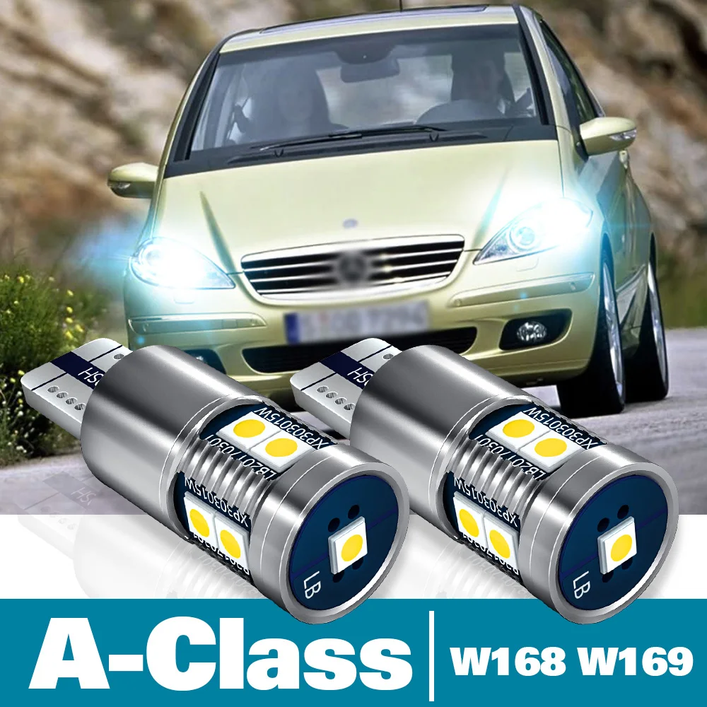 

2pcs LED Parking Light For Mercedes Benz A Class W168 W169 Accessories 1997-2012 2006 2007 2008 2009 2010 2011 Clearance Lamp