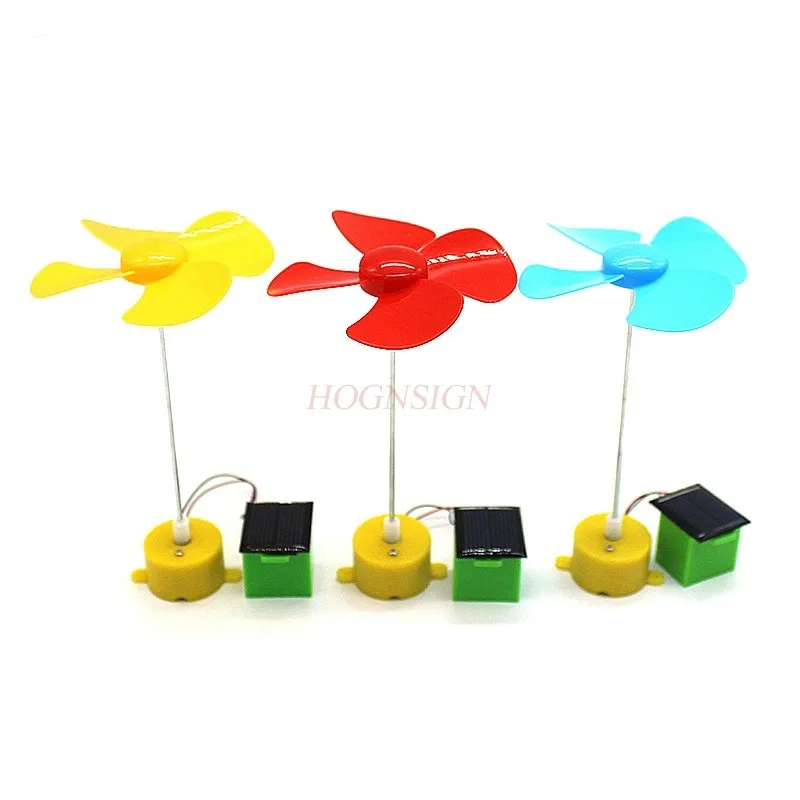 1 set Rotating Sunflower Technology Small Production Experimental Material Package Solar Craft Toy