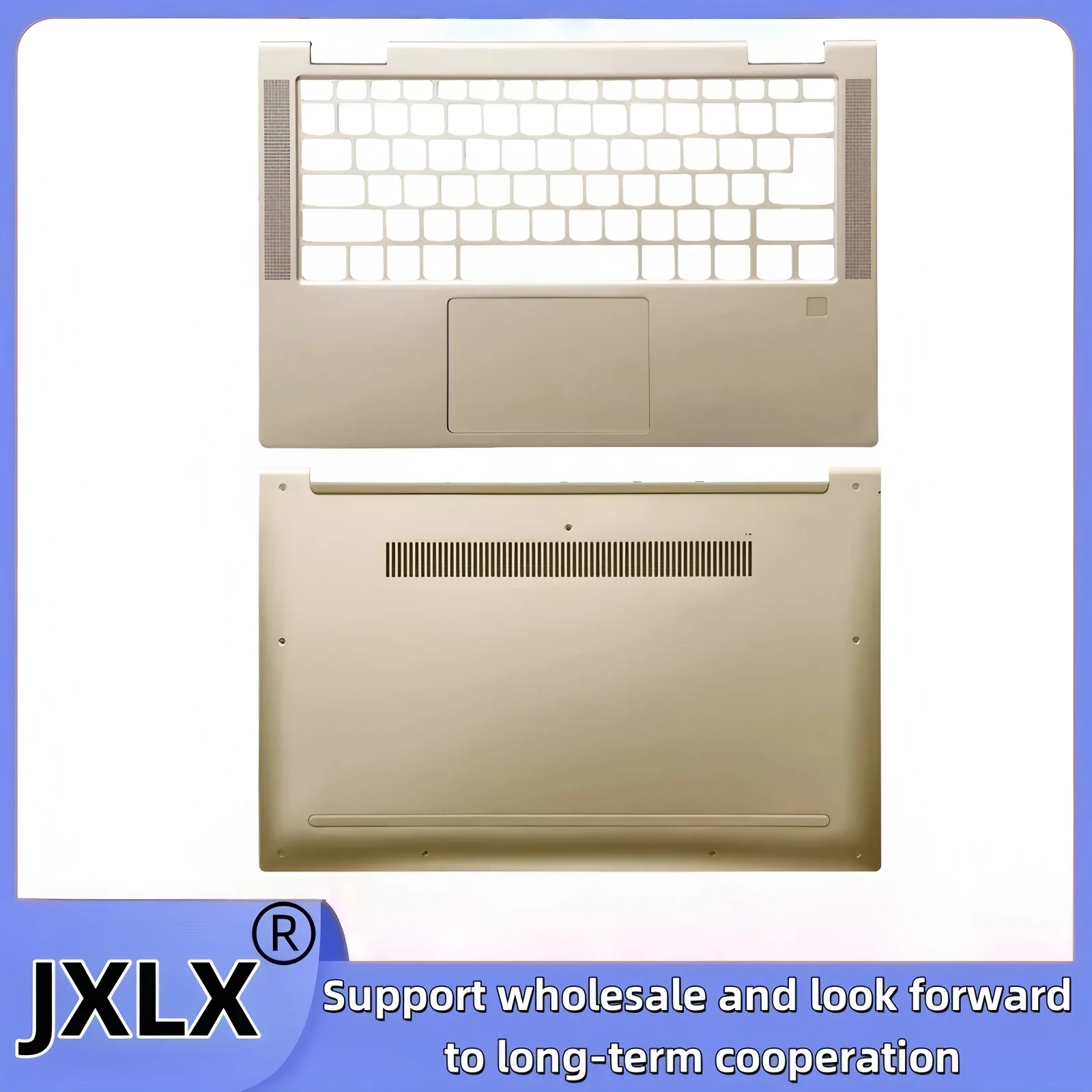 JXLX ®   جديد لينوفو اليوغا 81TC C740-14IML محمول LCD الغطاء الخلفي الغطاء العلوي/غطاء Palmrest/غطاء قاعدة سفلي AM1FG000210 5CB0U43927