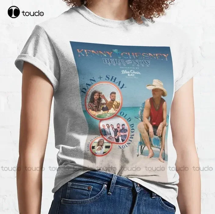 No Shoes Nation Classic T-Shirt Kenny Chesney Red Tshirts For Women Custom Gift Breathable Cotton Xs-5Xl Streetwear All Seasons