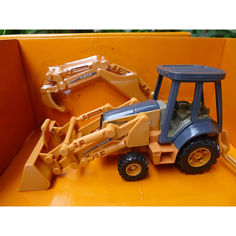 

ERTL Diecast Alloy 1:32 Scale 14456 580 Super M Tractor Loader Backhoe Cars Model Adult Classics Toy Gifts Souvenir Display