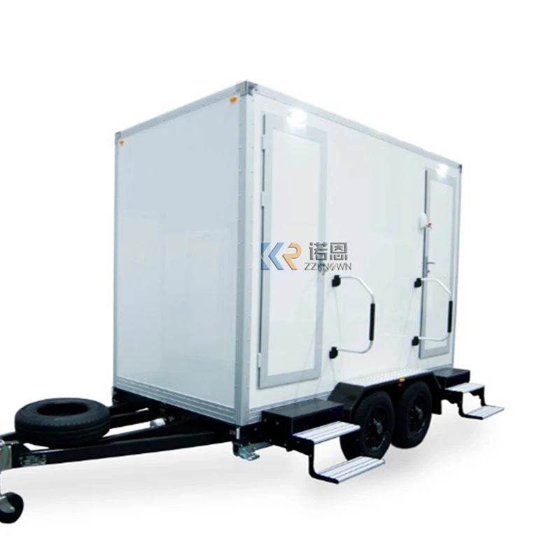 Rimorchio mobile per bagno mobile per WC portatile per viaggi/spot panoramico/esterno