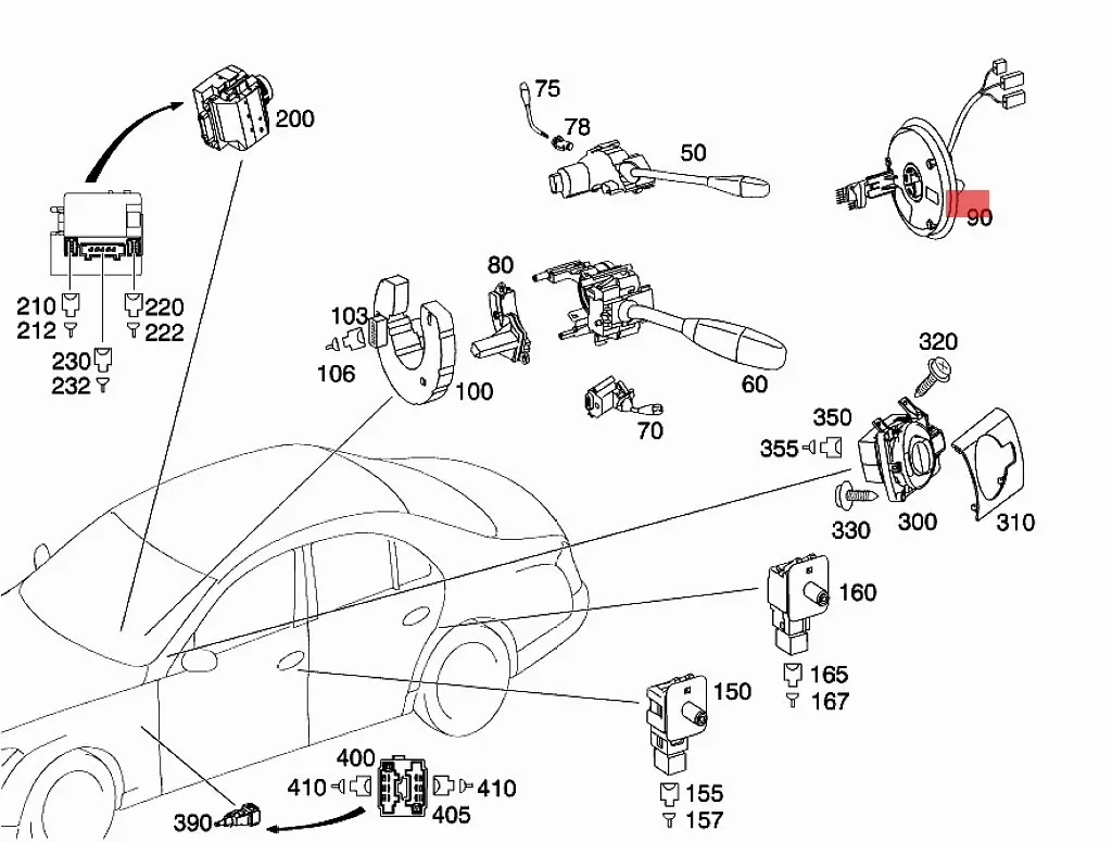 自動車用センサーコントローラーベース、w240