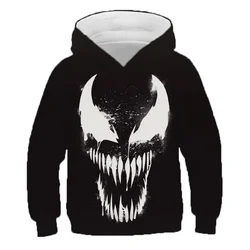 2022 New Venom Hoodies Fashion Men Women Children Casual 3D Print Sweatshirt Cool Pullover Tops Unisex Clothes Boy Girl Hooded