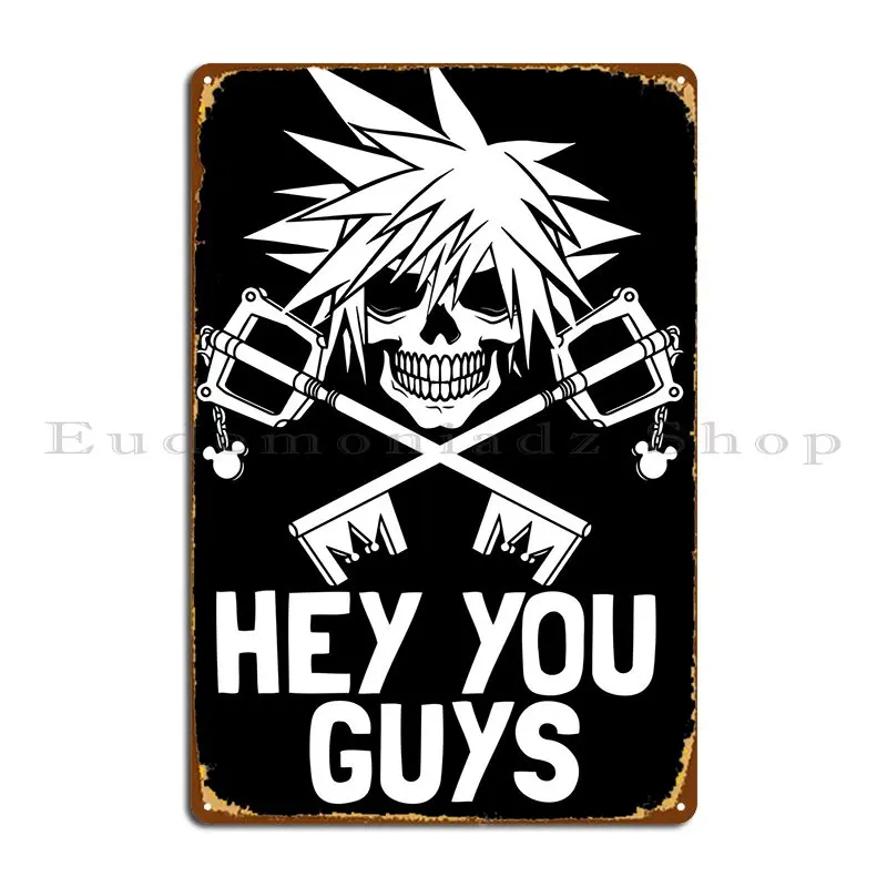 Kingdom Heart Sora Key Metal Sign Painting Printing Wall Plaque Designer Plaques Tin Sign Poster