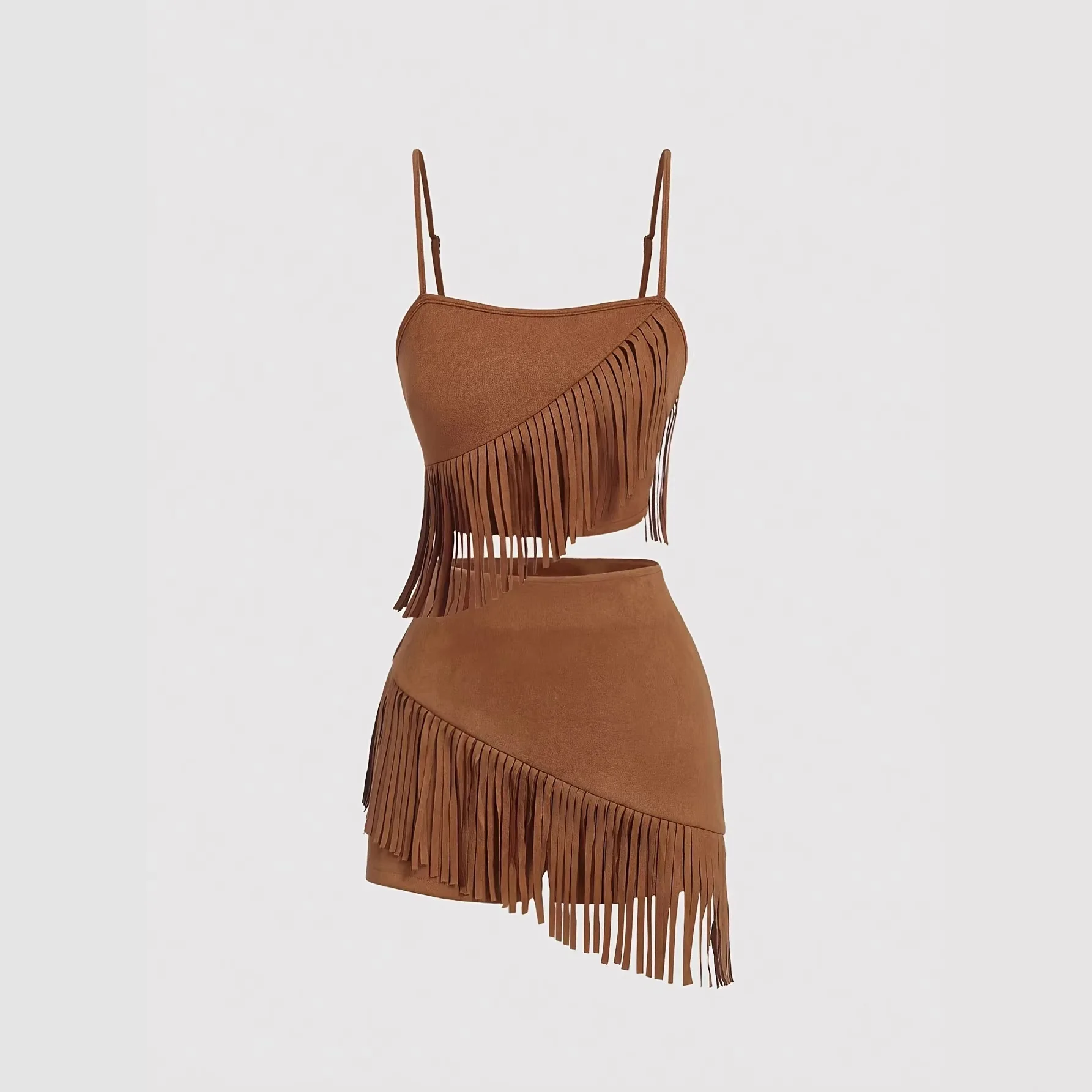 

Sexy Skirt 2 Piece Set For Woman 2026 Summer Vintage Sleeveless Crop Tops And Mini Skirts Casual