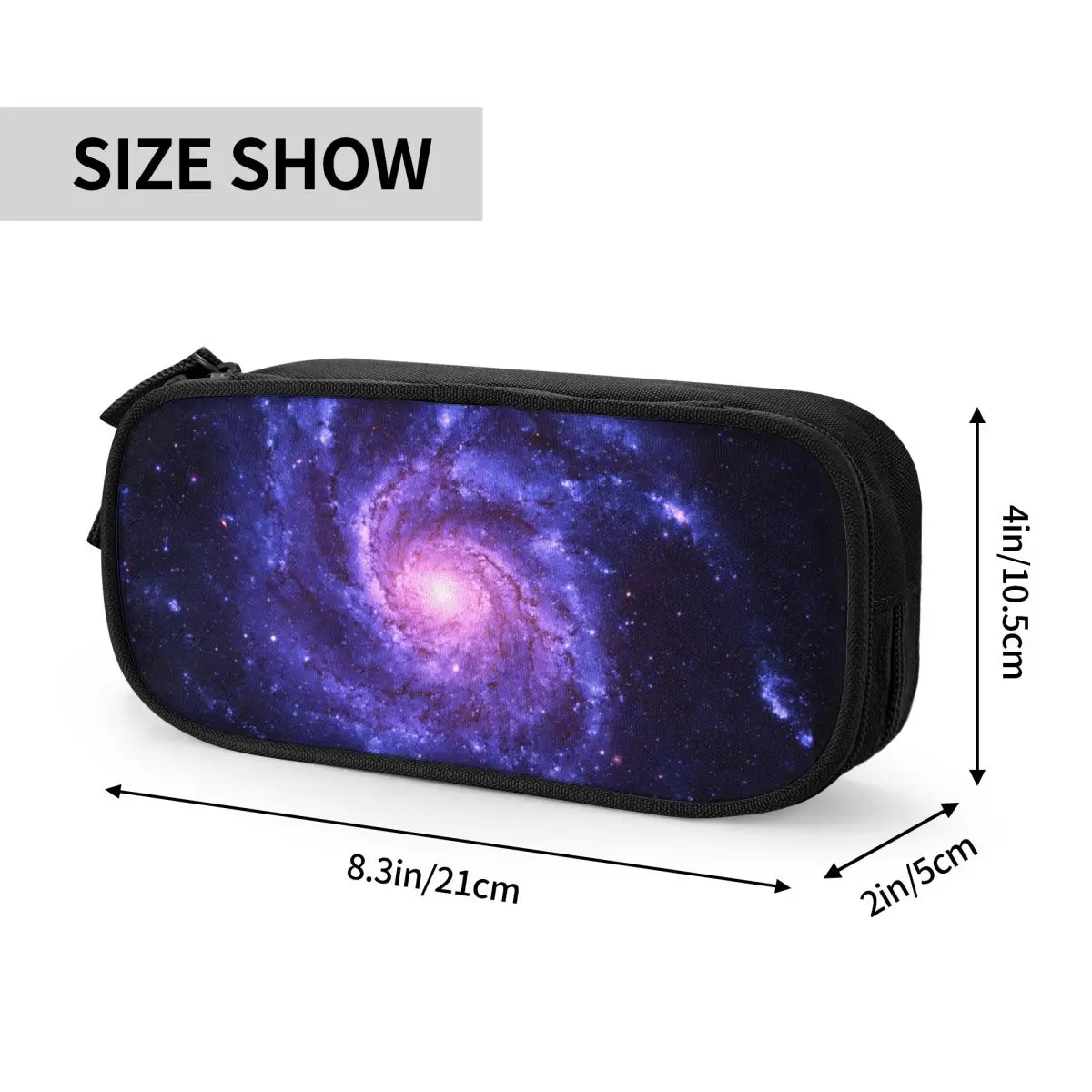 Space Galaxy Stars Pencil Cases Nebula Room Pen Box Bag Student Large Storage Students School Gifts Pencilcases