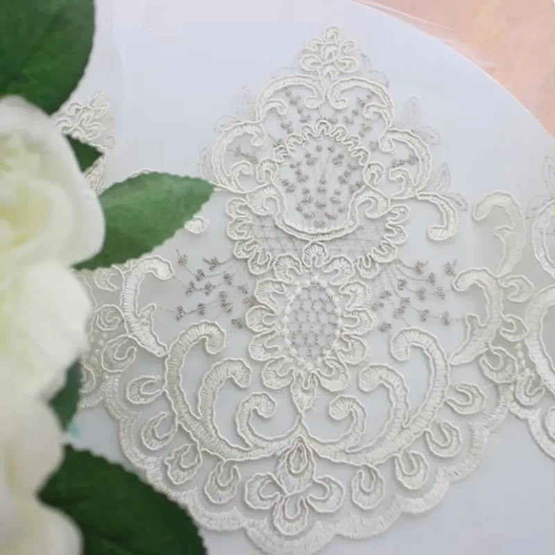 

Роскошная тюлевая штора для гостиной и спальни с вышивкой цветов, декоративная, для дома