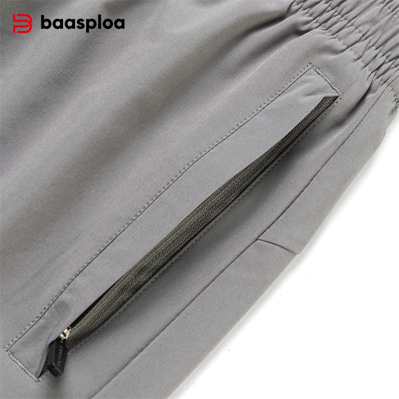 Baasploa pantaloncini da corsa da uomo pantaloncini sportivi traspiranti ad asciugatura rapida per uomo pantaloncini Fitness da allenamento Casual