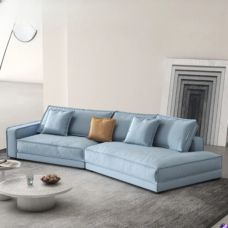 Large beveled special-shaped sofa