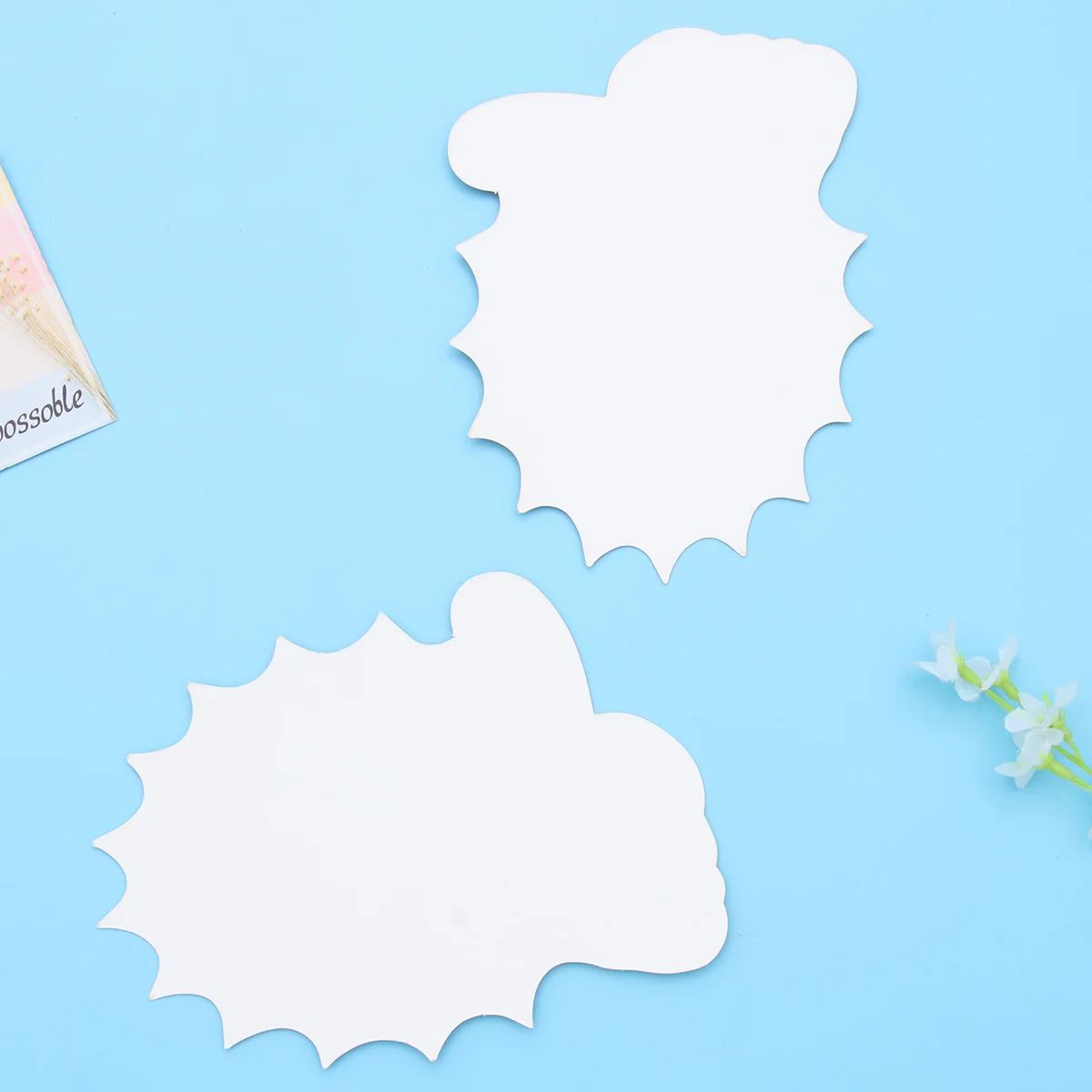 

100 Pcs Neon Light Sign Price Tag Grocery Label for Goods Pop Paper Store Non-stick Thumbed Shaped