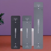 M.2 Enclosure M.2 SATA NVME Dual Protocol Hard Drive Case USB 3.1 Type C + Type A M2 Box For SSD M2 2230/2242 Up To 6Gbps/10Gbps