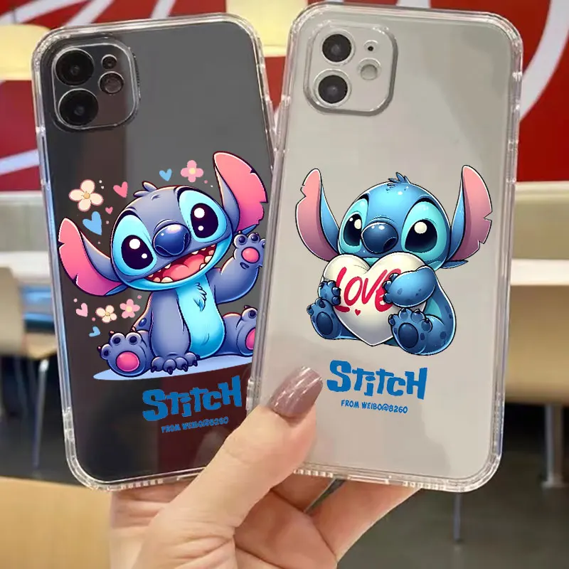 Disney Lovely Stitch Phone Case for Vivo Y35 Y36 Y50 Y51 Y75 Y100 V20 V20SE V21 V23 V23E V25 Pro 5G V27 V29E Funda Cover