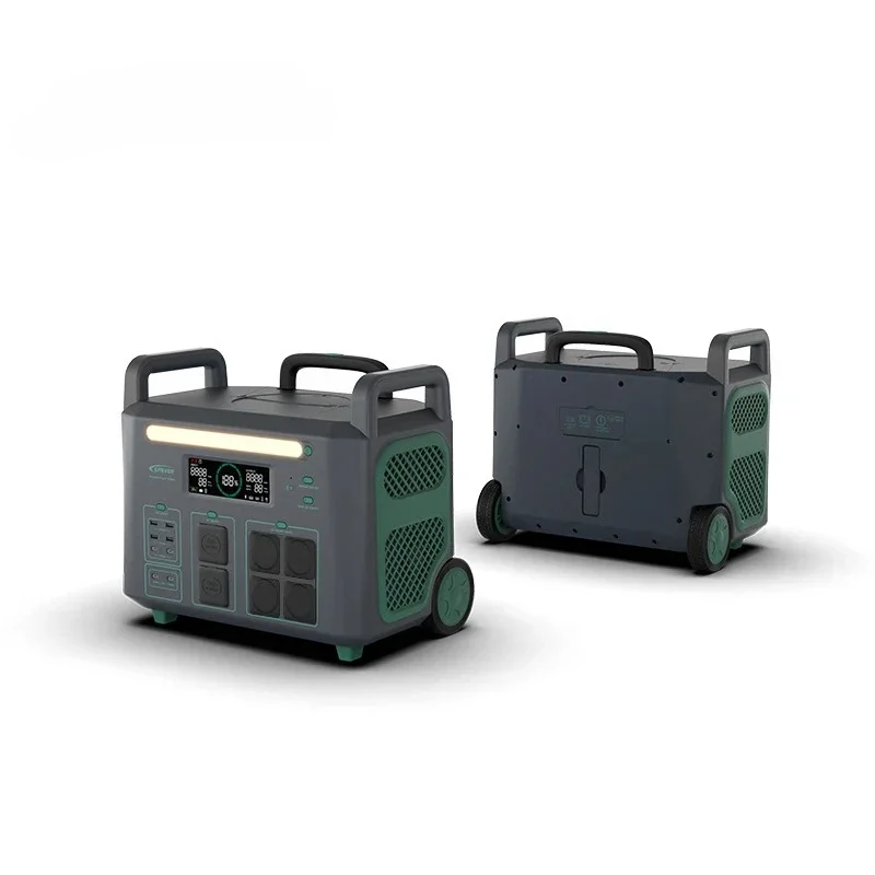 

EPEVER 3600W 220V 230V EU Plug Outdoor Camping Solar Generator LiFePO4 Battery Portable Solar Power Station