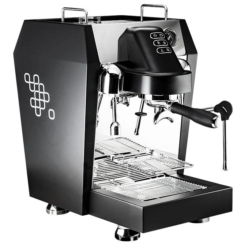 CRM3129 상업용 이탈리아 반자동 커피 머신, 4 홀 스팀 우유 양조 가정용 우유 티 숍 코퍼 메이커