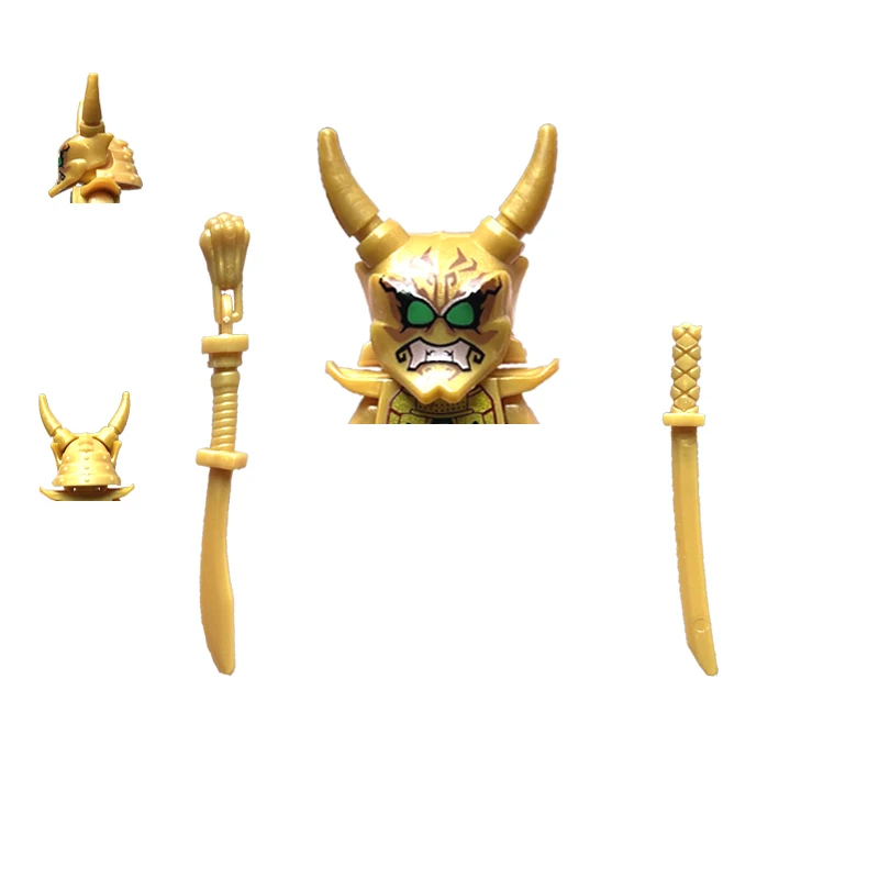 

Ninja Building Blocks Lloyd Ghost Form Four Arms Plus Garmadon Minifigures Educational Toys for Boys