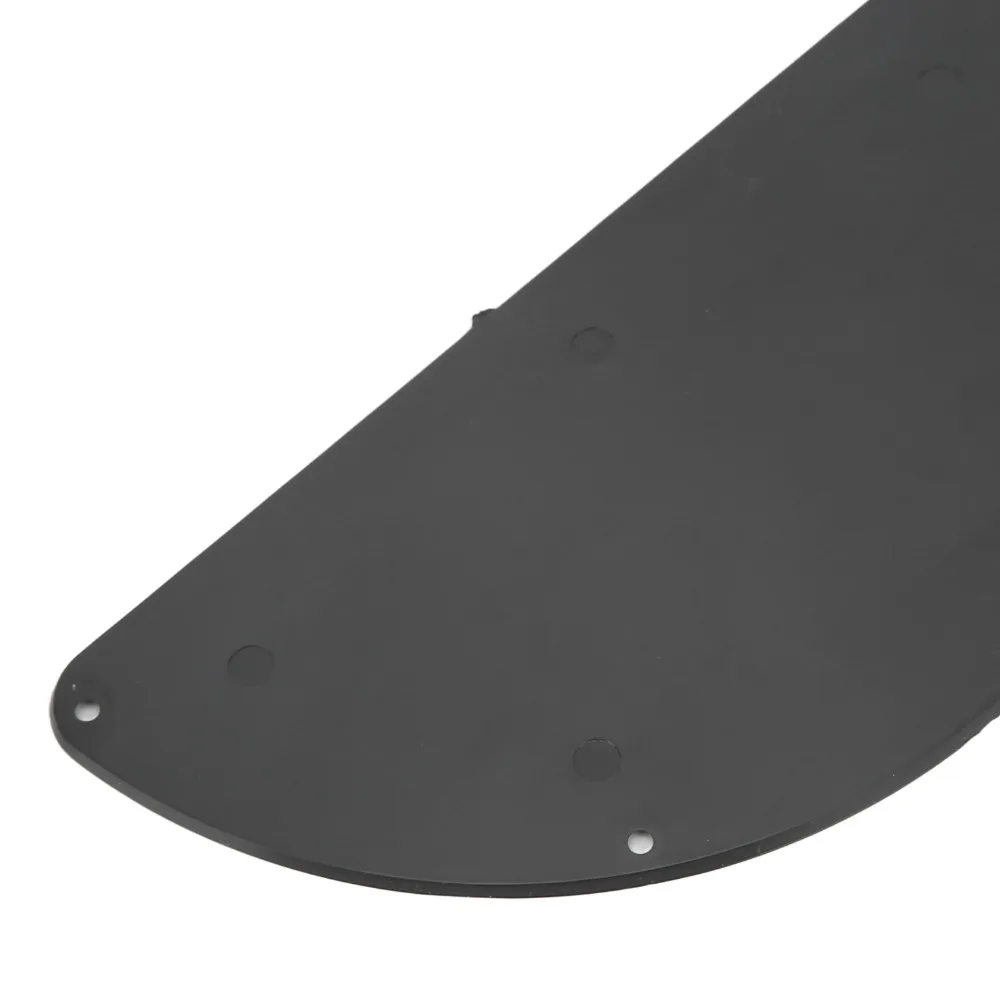 ​Plastic Guitar Cavity Cover Plate​ ​4 Holes Secure Fit​ ​Pickguard Back Cover​ ​Black ​Wiring Backplate​ for Bass Guitar