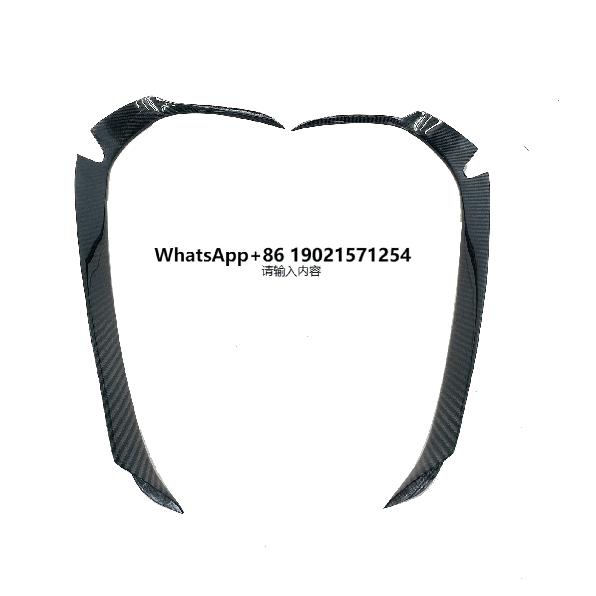 

Exterior Accessories Glossy Dry Carbon Fiber Fender Side Air Intake Trim for Mclaren GT