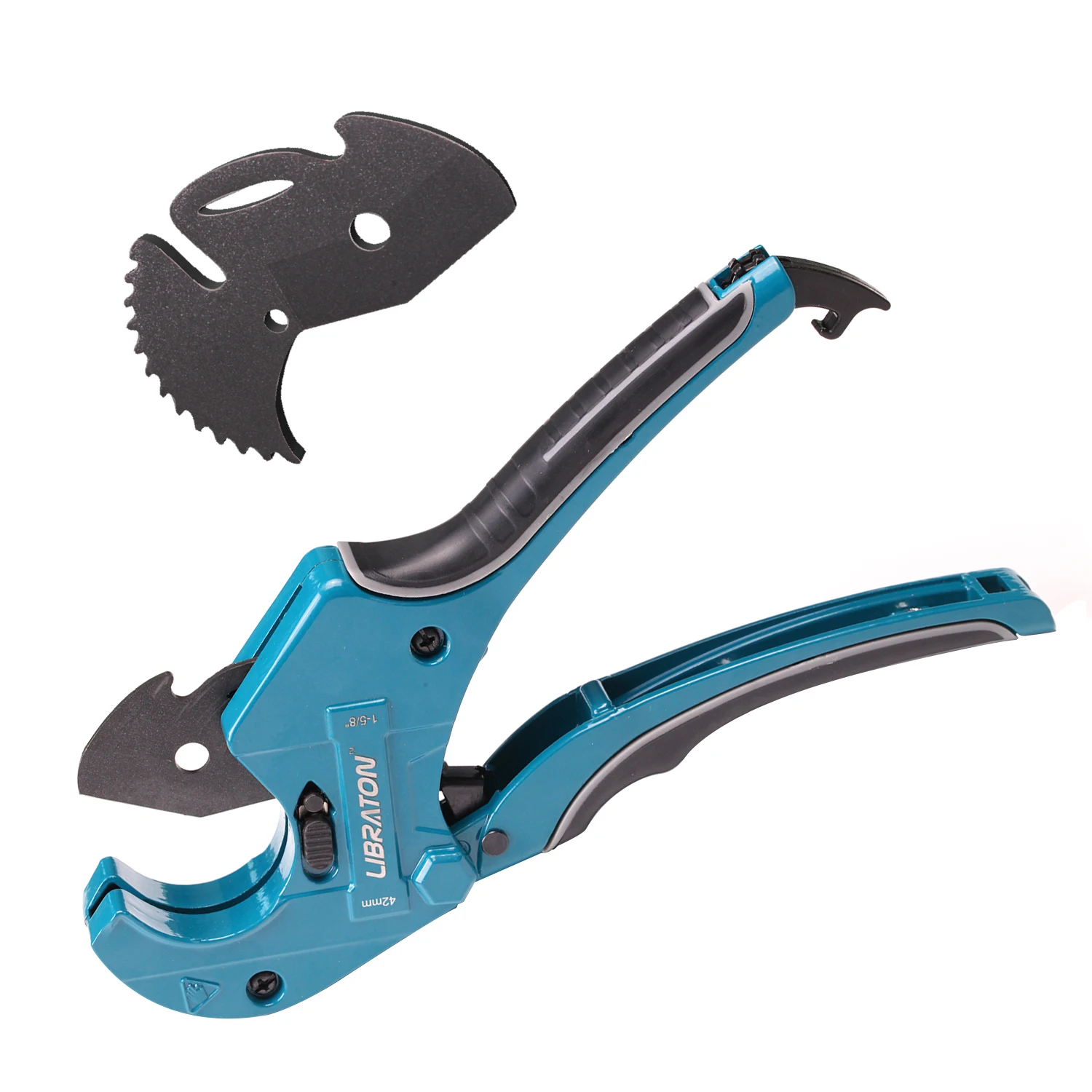 Libraton PVC Pipe Cutter Heavy-duty Up to 42mm / 63mm, Large PVC Cutter, Plastic Pipe Cutter for Cutting PVC Plastic Pipe