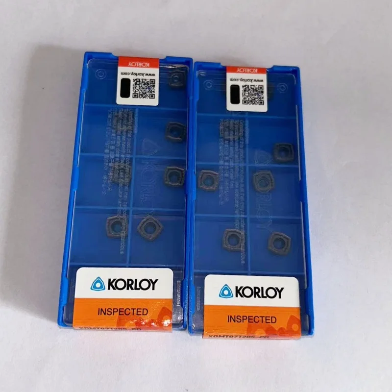 KORLOY XOMT07T205-PD PC5300 XOMT090305-PD PC5300 XOMT11T306-PD PC5300 turning tool blade carbide inserts Cutting Tools 10Pcs