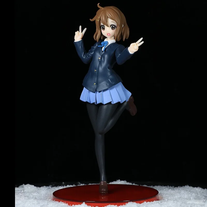 2 Styles Cute Girl K-on! Anime Figure 18cm Standing Posture Akiyama Mio Coreful Christmas Gift Collectible Model Toy Pvc Doll