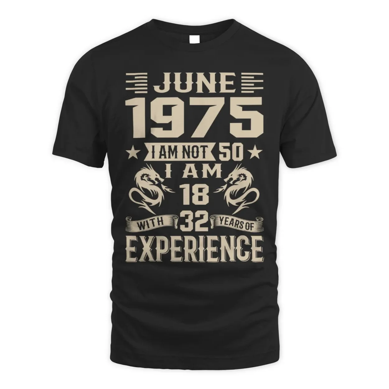 

Футболка на 50-летие, хлопковая классическая футболка ort Sve round Ne с геометрическим узором, современный Sle, подходит для всех ...