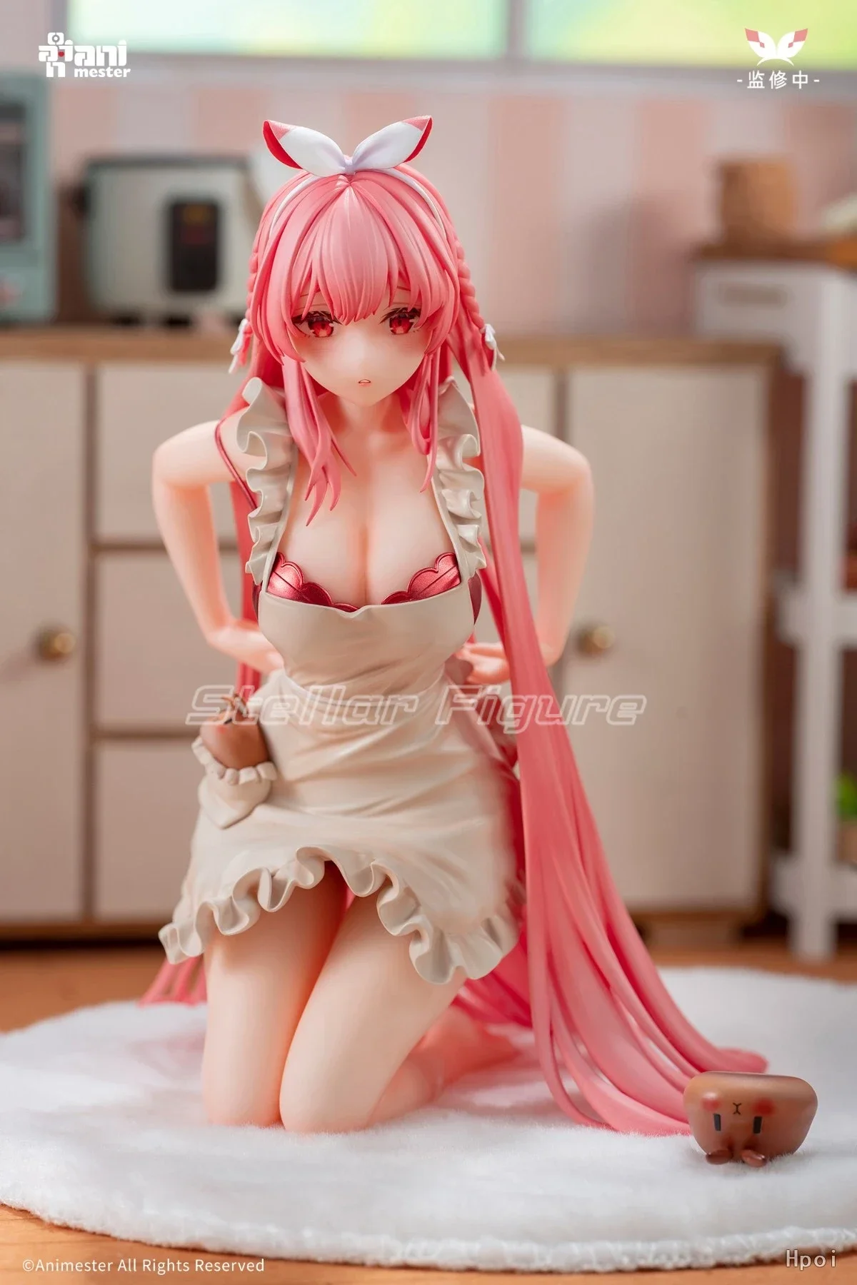 【SF】In Stock AniMester White Rabbit Rosu Apron 1/7 Scale Figures Model Collection Authentic